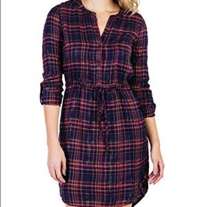 Lucky Brand Girlfriend Plaid Tunic Dress